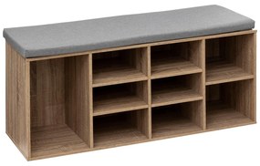 Szafka na buty z siedziskiem, 105 x 34 x 49 cm