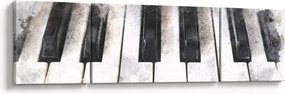 Obraz - Fortepian, akwarela (170x50 cm)