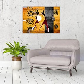 Obraz na szkle - Malarstwo starożytne (70x50 cm)