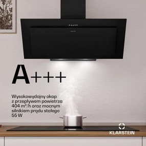 Klarstein Athena okap skośny | 90 cm