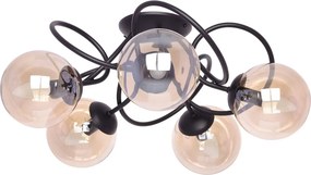 Pięcioramienna nowoczesna lampa sufitowa - 5X A207 C4-D79