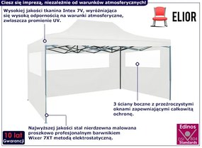 Biały namiot plenerowy - Exio