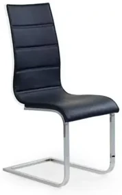Krzesło K104 czarne/białe HALMAR