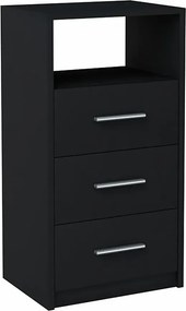Wysoka komoda czarny mat H4-W26
