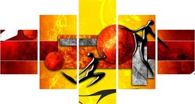 Obraz - Malarstwo ludzkości (125x70 cm)