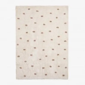 Dywan Prostokątny 125x170 Cm Z Bawełny Jankiel Kids Pszenica Brązowa - Sklum