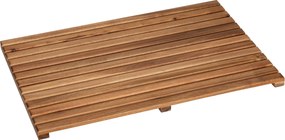 Kratka prysznicowa z drewna akacji, 40 x 60 cm