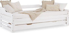 Łóżko 90x200 cm Białe