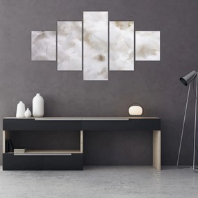 Obraz - Białe pióra (125x70 cm)