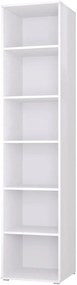 Biały regał otwarty w stylu skandynawskim 60 cm C5-L16