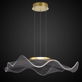 Transparentna lampa wisząca z akrylowym kloszem Velo No.2