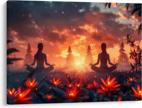Obraz - Joga w przyrodzie (70x50 cm)