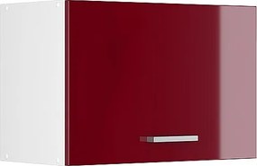 Szafka ścienna czerwony połysk 60x31x40 r-line