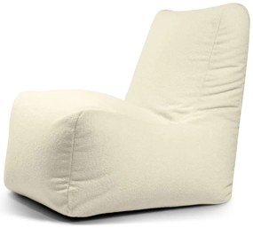 Kremowy worek do siedzenia z materiału bouclé Seat Lounge – SLOWDOWN