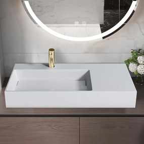 Umywalka konglomeratowa Archi 90 CM biały