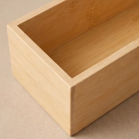 Organizer biurkowy bambusowy, 38 x 8 x 7 cm