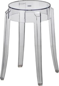 Transparentny taboret okrągły - R8-E76