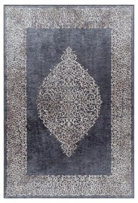 Antracytowy dywan odpowiedni do prania 80x150 cm Fiesta – Ayyildiz Carpets