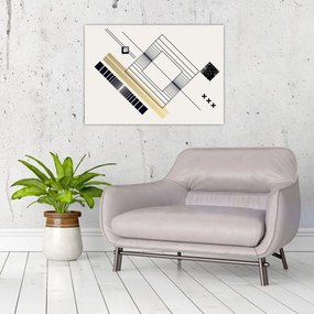 Obraz - Kształty geometryczne N⁰6 (70x50 cm)
