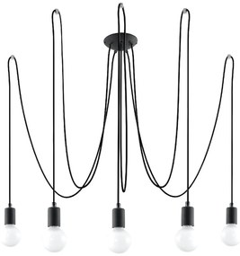 Czarna lampa wisząca 300x300 cm Spider – Nice Lamps