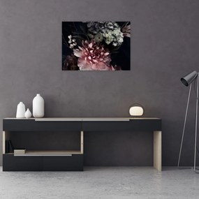 Obraz na szkle bukietu (70x50 cm)