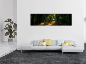 Obraz leśnej ścieżki (170x50 cm)