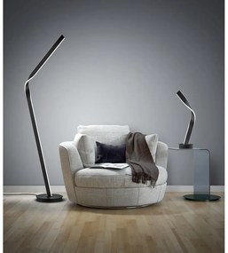 Czarna lampa stołowa LED z metalowym kloszem (wysokość 64,5 cm) Cicenza – CINQUE