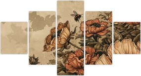 Obraz - Bee Meadow II. (125x70 cm)