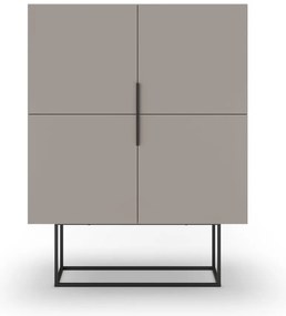 Szarobeżowa szafka 100x130 cm Titan – Marckeric