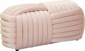 Ławka Łokieć 2, Różowy, 90x45x45 cm, Kendra Home