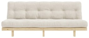 Biała sztruksowa sofa 200 cm Lean – Karup Design