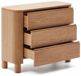 Komoda w dekorze jesionu w naturalnym kolorze 120x80x40 cm Salaya – Kave Home