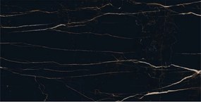 Mexen Flamingo Black gres szkliwiony rekt. G1, płytka podłogowo-ścienna 120 x 60 cm, wysoki połysk - TL215-120-060-00