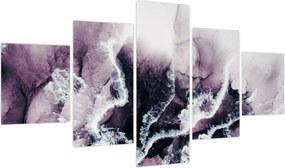Obraz - Fioletowy marmur N⁰2 (125x70 cm)