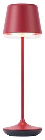 Zewnetrzna Lampa stołowa czerwona z LED IP65, ładowalna ze stacją ładującą - Treble Nowoczesny Oswietlenie zewnetrzne