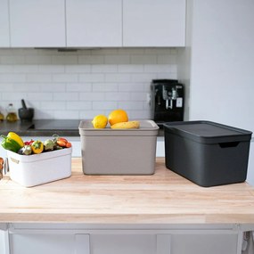Plastikowy pojemnik z pokrywką Deco − Rotho