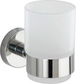 Biały ścienny kubek na szczoteczki Wenko Uno Bosio