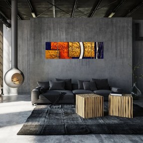 Obraz abstrakcji (170x50 cm)