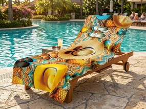 Szybkoschnący XXL ręcznik plażowy VACALIO kolorowy 150 x 210 cm, 100% mikrofibra