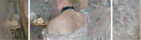 Obraz - Berthe Morisot, Woman at Her Toilette, reprodukcje (170x50 cm)
