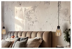 Czarna lampa wisząca ze szklanym kloszem ø 12 cm Moldo – Candellux Lighting