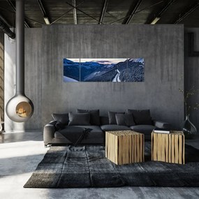 Obraz ośnieżonego stoku (170x50 cm)