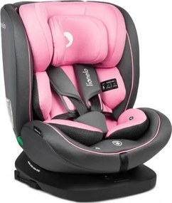 Lionelo - Fotelik samochodowy BASTIAAN i-Size 40-150 cm szary/różowy