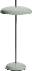 Jasnozielona lampa stołowa LED ze ściemniaczem z metalowym kloszem (wysokość 35 cm) Porte – Kave Home