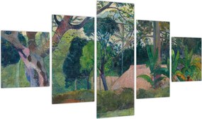 Obraz - Paul Gauguin, Te raau rahi (The Big Tree), reprodukcje (125x70 cm)