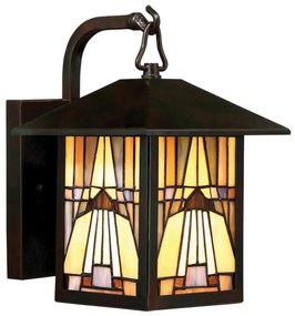 Elstead QZ-INGLENOOK2-S-Zewnętrzny kinkiet INGLENOOK 1xE27/60W/230V IP44