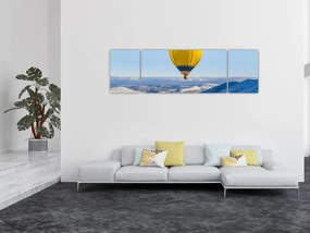 Obraz - Lot nad zimowym krajobrazem (170x50 cm)
