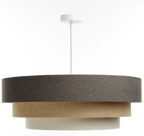 Lampa wisząca ERUTAN TRIPLE szara/beżowa/kremowa BPS KONCEPT