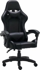 Fotel Gamingowy REMUS | Czarny | 66x62x125 cm | Gamingowy
