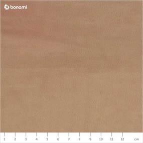 Beżowe tapicerowane łóżko dwuosobowe ze schowkiem 200x200 cm Tate – Maison de Rêve